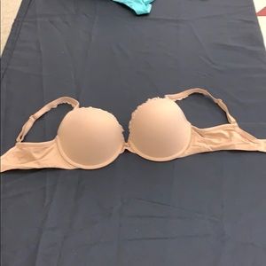 Nude Soma Embraceable Push up lace trim bra